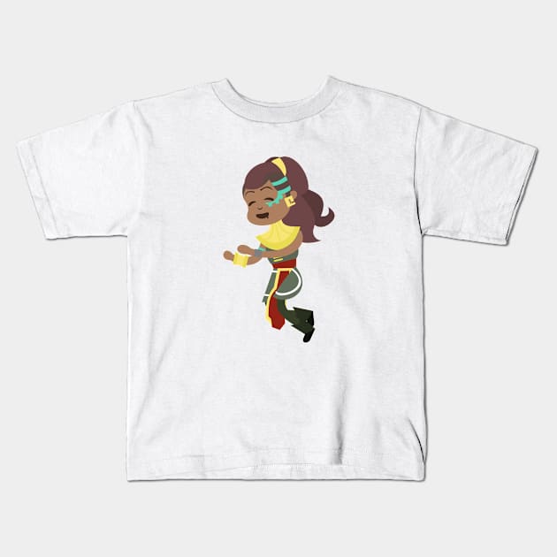 Sleeping Illaoi Kids T-Shirt by Johnitees